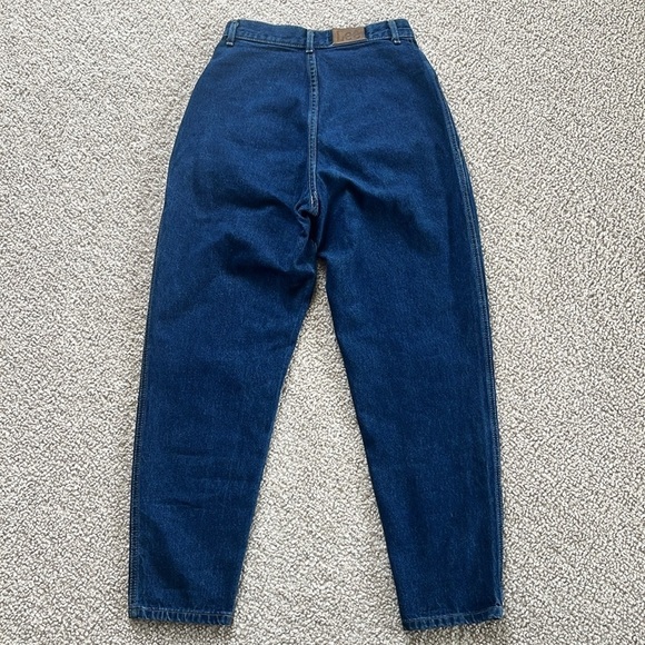 VINTAGE Lee Super High Rise Pleated Yoke Jeans Size 4 - Picture 11 of 15